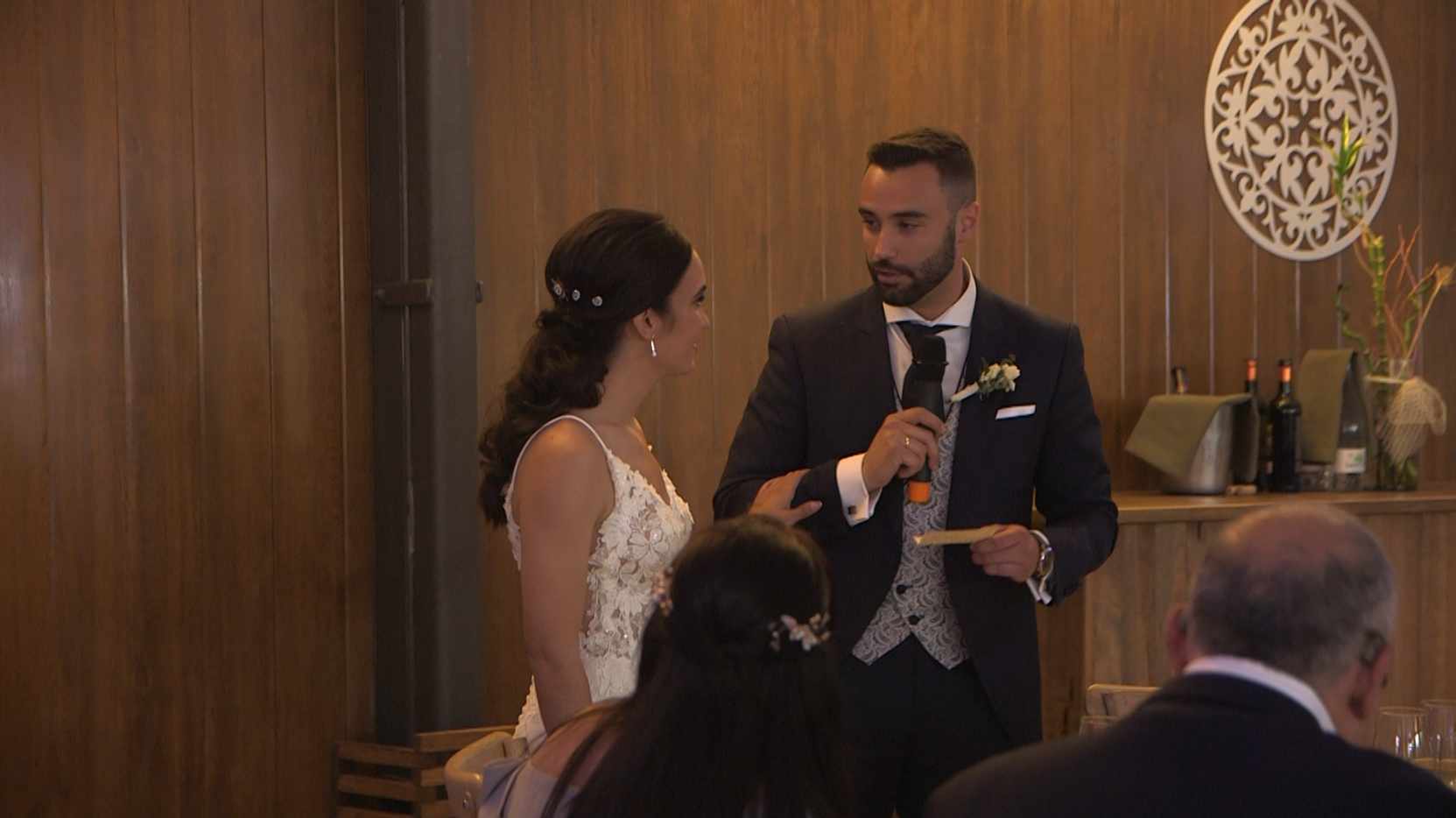 José Juan dedica unas palabras durante la celebración